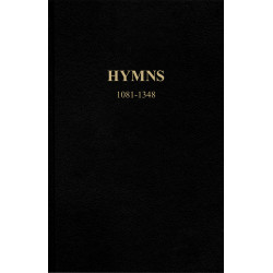 Hymns 1081-1348 (Large, with music, Bonded leather)