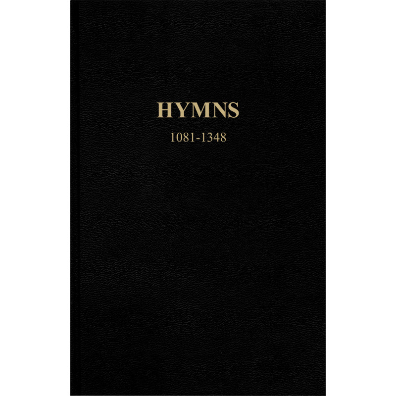 Hymns 1081-1348 (Large, with music, Bonded leather)