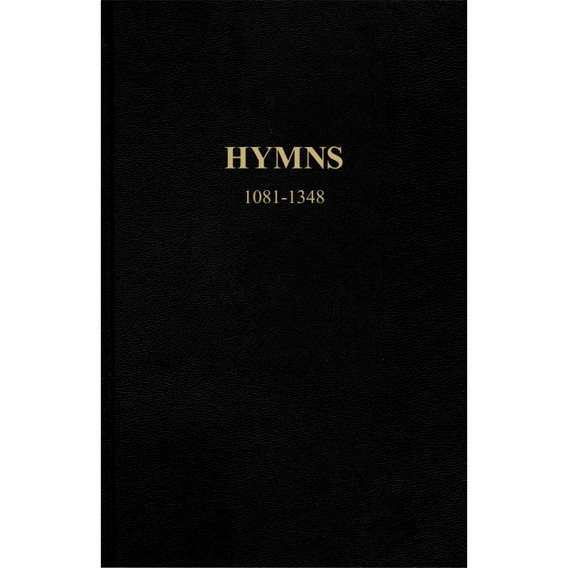 Hymns 1081-1348 (Large, with music, Bonded leather)