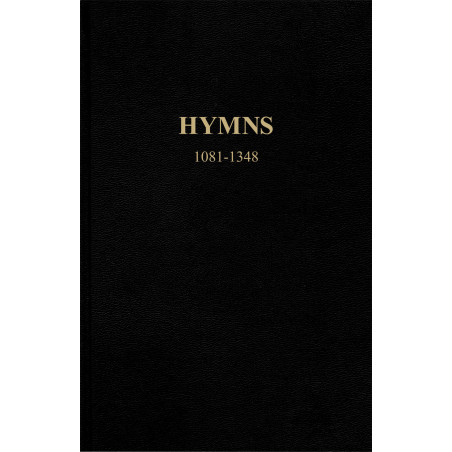 Hymns 1081-1348 (With music, Bonded leather)