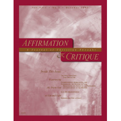Affirmation & Critique, vol. 08, no. 2, October...
