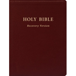 Holy Bible Recovery Version (With footnotes, Burgundy, Bonded leather, 10" x 7 1/8")