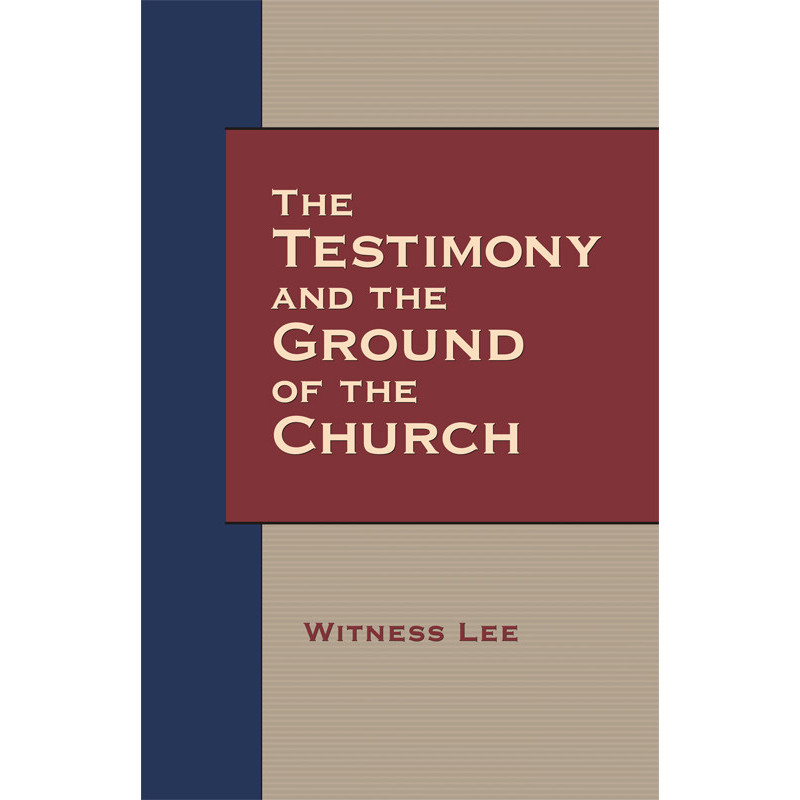 Testimony and the Ground of the Church, The