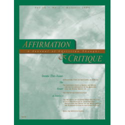 Affirmation & Critique, vol. 09, no. 2, October 2004—The...