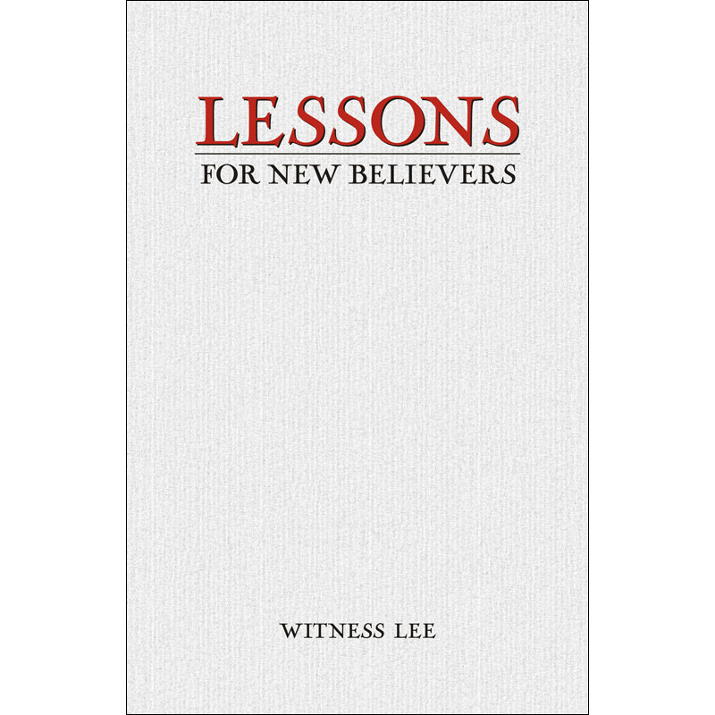 Lessons for New Believers