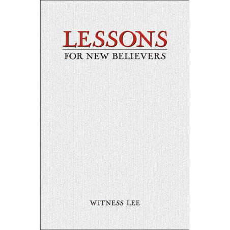 Lessons for New Believers