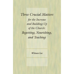 Three Crucial Matters for the Increase and Building Up of the...