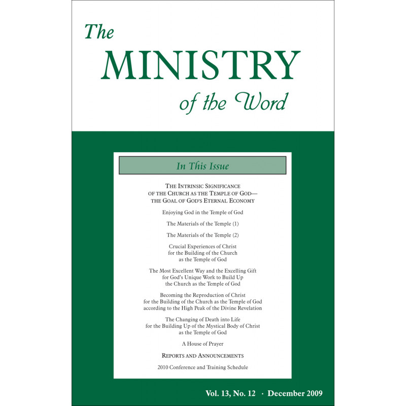 Ministry of the Word (Periodical), The, Vol. 13, No. 12, 12/2009