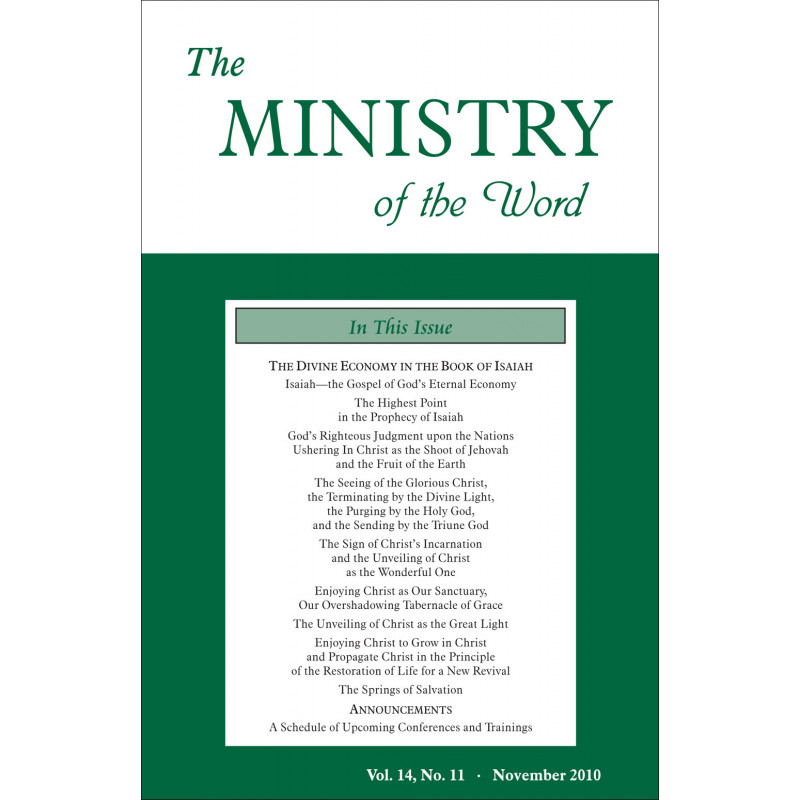 Ministry of the Word (Periodical), The, Vol. 14, No. 11, 11/2010