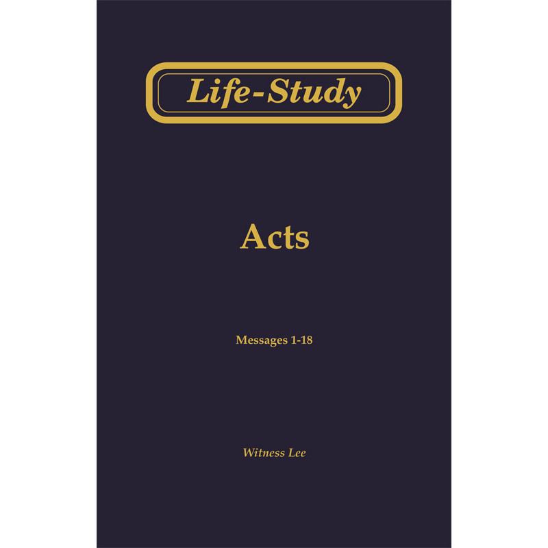 Life-Study of Acts (4 volume set)