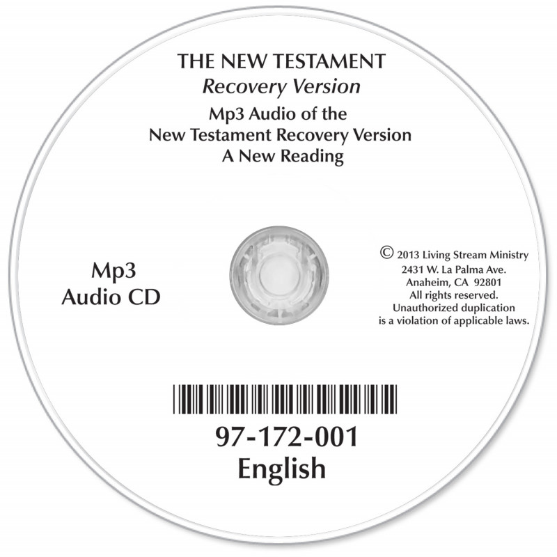 New Testament Recovery Version Audiobook, MP3 (1 CD)
