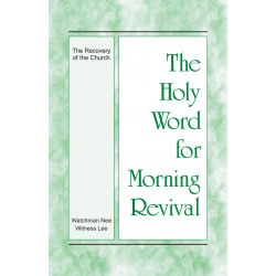 HWMR: Recovery of the Church, The