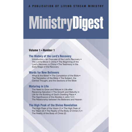 Ministry Digest (Periodical), Vol. 01, No. 01