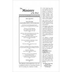 Ministry of the Word (periodical), The, vol. 25, no. 03 (06/2021)