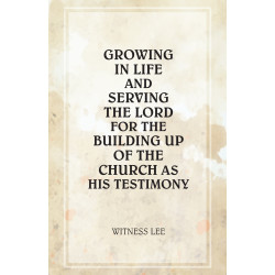 Growing in Life and Serving...