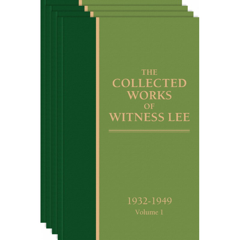 Collected Works of Witness Lee, 1932-49, The (vols. 1-4)