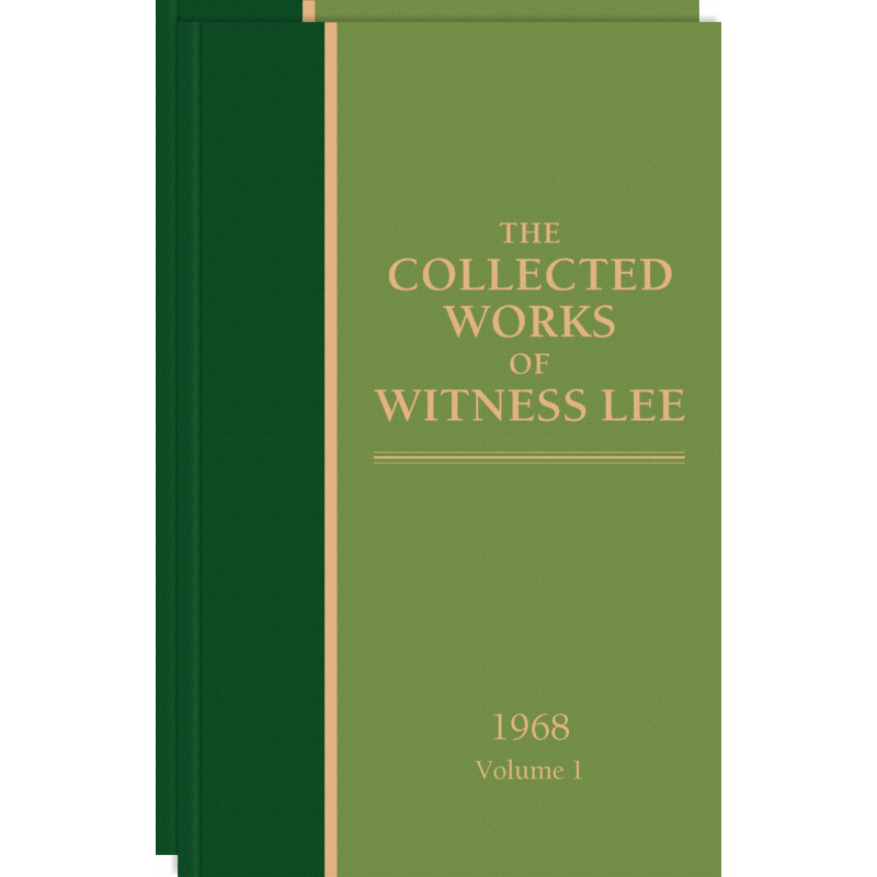 Collected Works of Witness Lee, 1968, The (vols. 1-2)