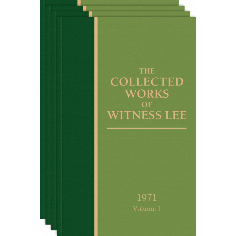 Collected Works of Witness Lee, 1971, The (vols. 1-4)