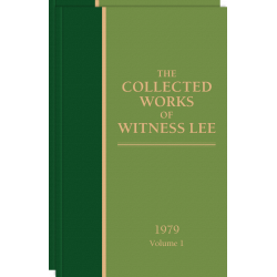 Collected Works of Witness Lee, 1979, The (vols. 1-2)