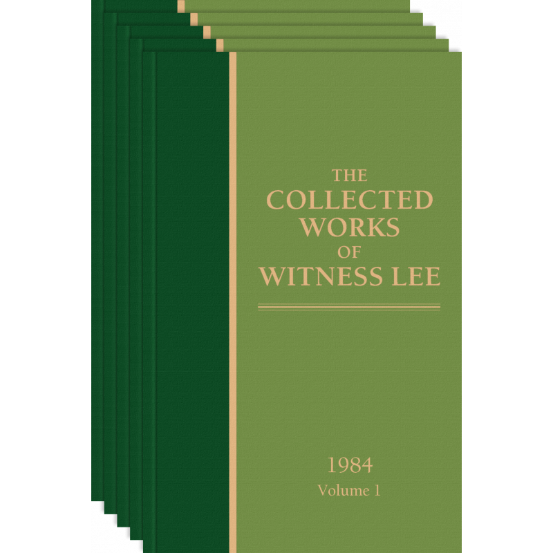 Collected Works of Witness Lee, 1984, The (vols. 1-5)