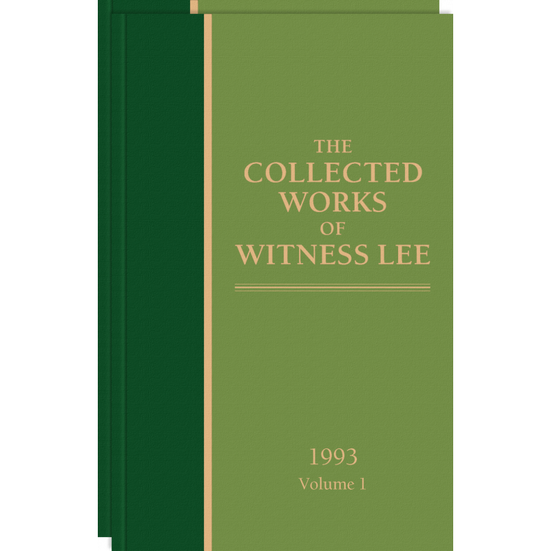 Collected Works of Witness Lee, 1993, The (vols. 1-2)