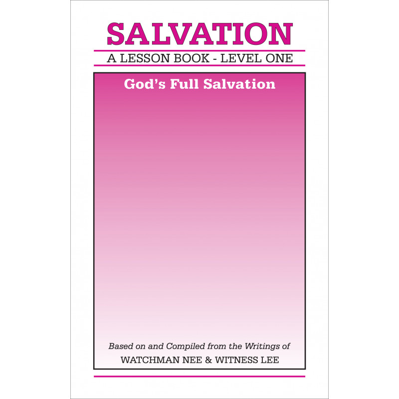 Lesson Book, Level 1: Salvation -- God's Full Salvation