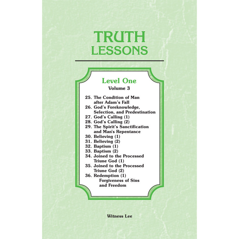 Truth Lessons, Level 1, Vol. 3