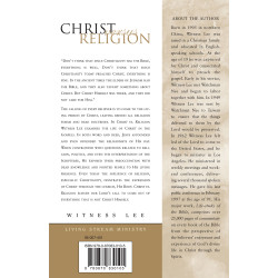 Christ versus Religion