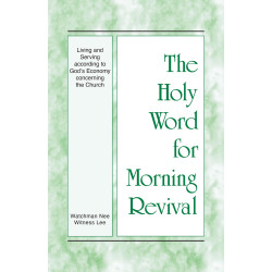 HWMR: Living and Serving according to God’s Economy concerning the Church