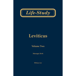 Life-study of Leviticus, vol. 2 (msgs. 36-64, Second Edition)