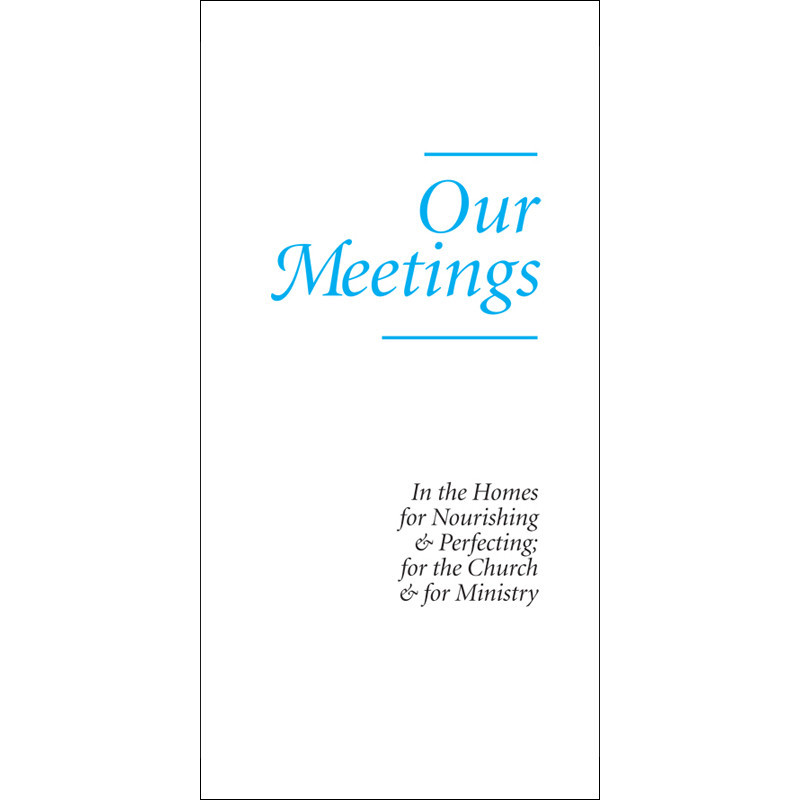 Our Meetings (Tract) (10-pack)