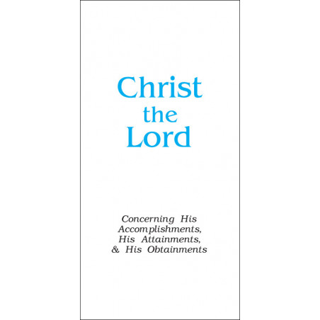 Christ the Lord (Tract) (10-pack)