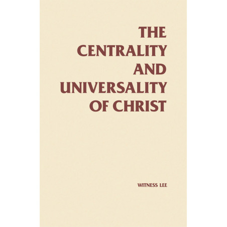 Centrality and Universality of Christ, The