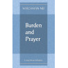 Burden and Prayer