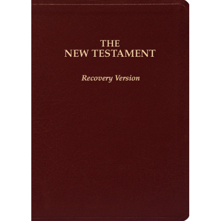 New Testament Recovery Version (Burgundy, Bonded leather, Small, 7" x 4 7/8")