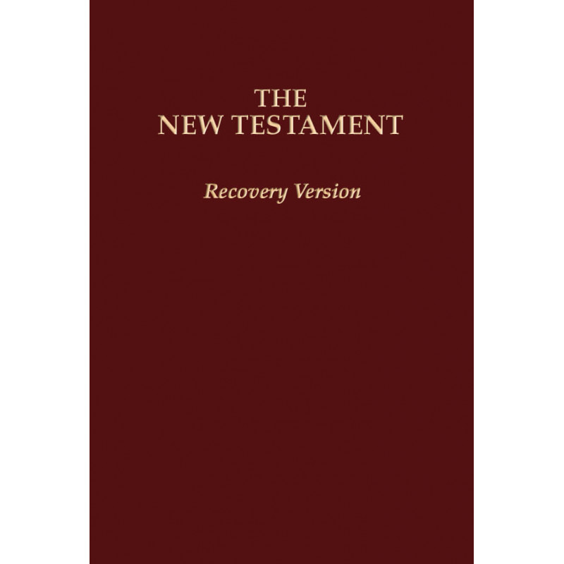 New Testament Recovery Version (Burgundy, Economy w/footnotes, Softbound, 6 3/4" x 4 1/2")