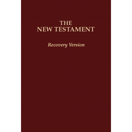 New Testament Recovery Version (Burgundy, Economy w/footnotes, Softbound, 6 3/4" x 4 1/2")