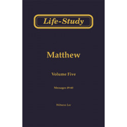 Life-Study of Matthew, Vol....