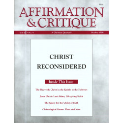 Affirmation & Critique, vol. 03, no. 4, October 1998—Christ...