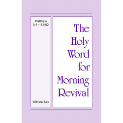 HWMR: Matthew, Vol. 2 (8:1-13:52)