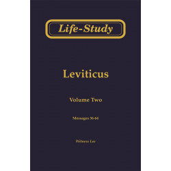 Life-Study of Leviticus, Vol. 2 (36-64)