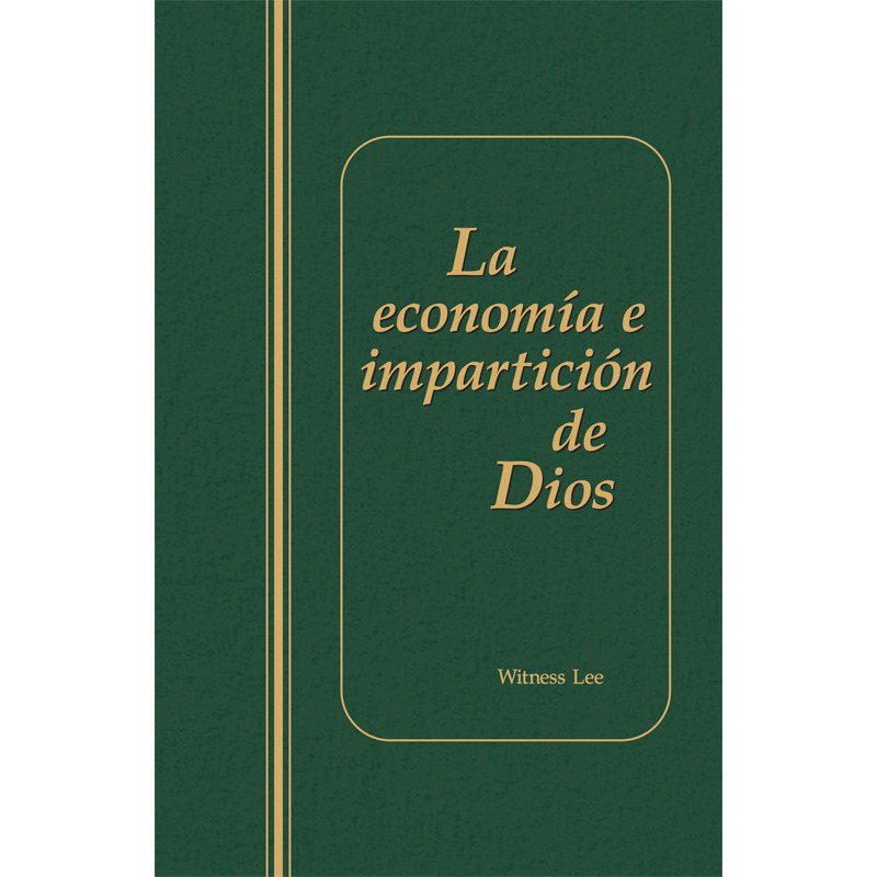 Economía e impartición de Dios, La