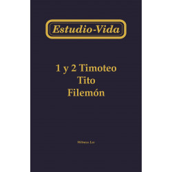 Estudio-vida de 1 y 2 Timoteo, Tito y Filemón