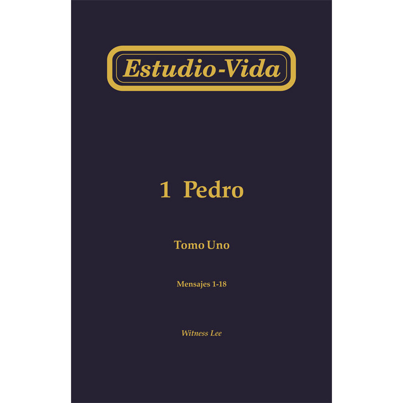 Estudio-vida de 1 Pedro (juego de 2 tomos)