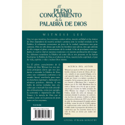 Pleno conocimiento de la Palabra de Dios, El