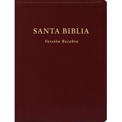 Santa Biblia, Versión Recobro (Con notas, granate, piel...