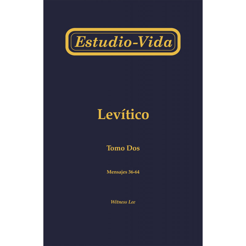 Estudio-vida de Levítico, tomo 2 (36-64)