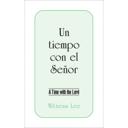 Tiempo con el Señor, Un (inglés/español)