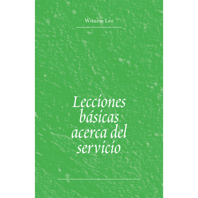 Lecciones básicas acerca del servicio