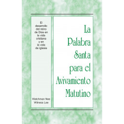 PSAM: El desarrollo del reino de Dios en la vida cristiana y...